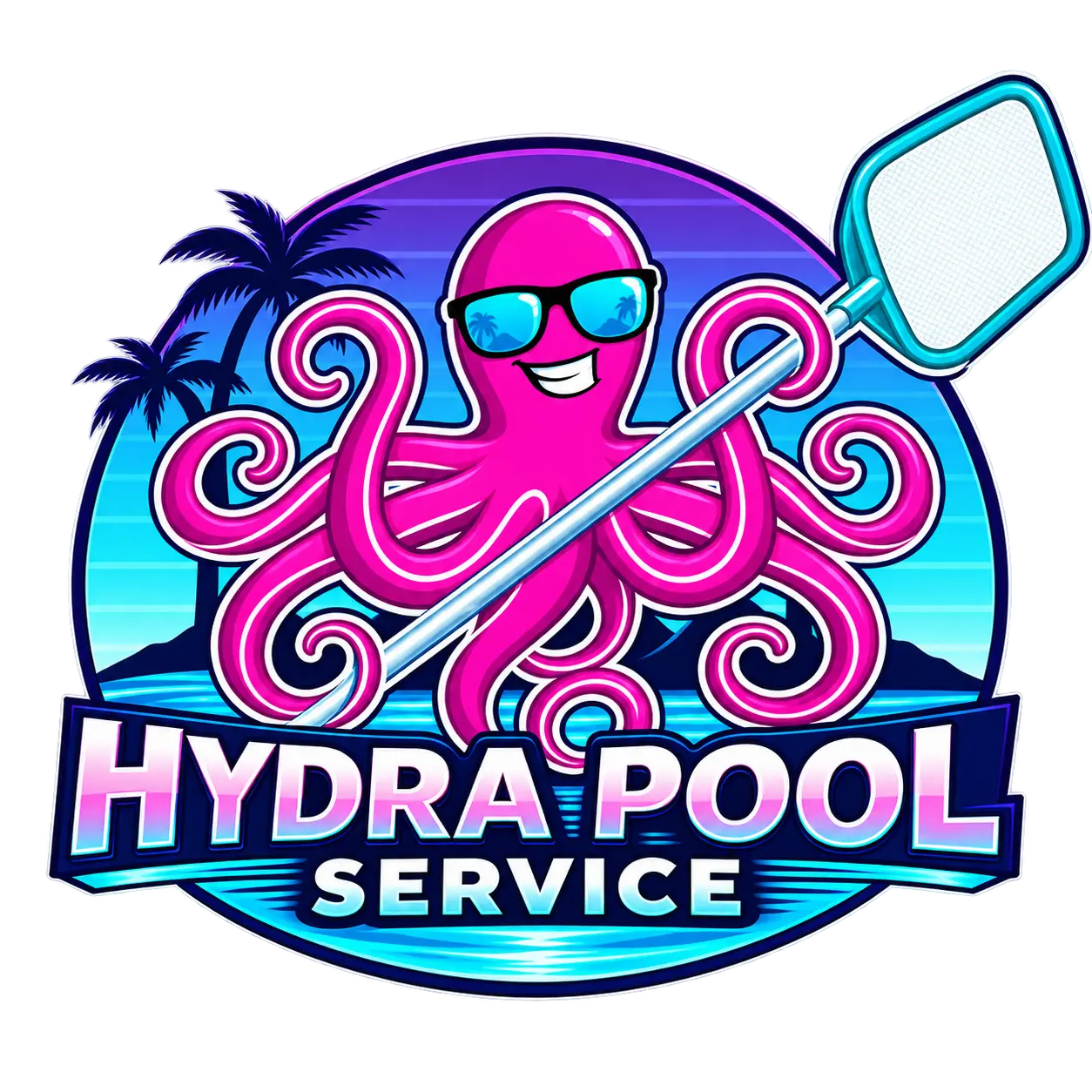 Hydra Pool Service logo — pool cleaning in Port Charlotte, FL